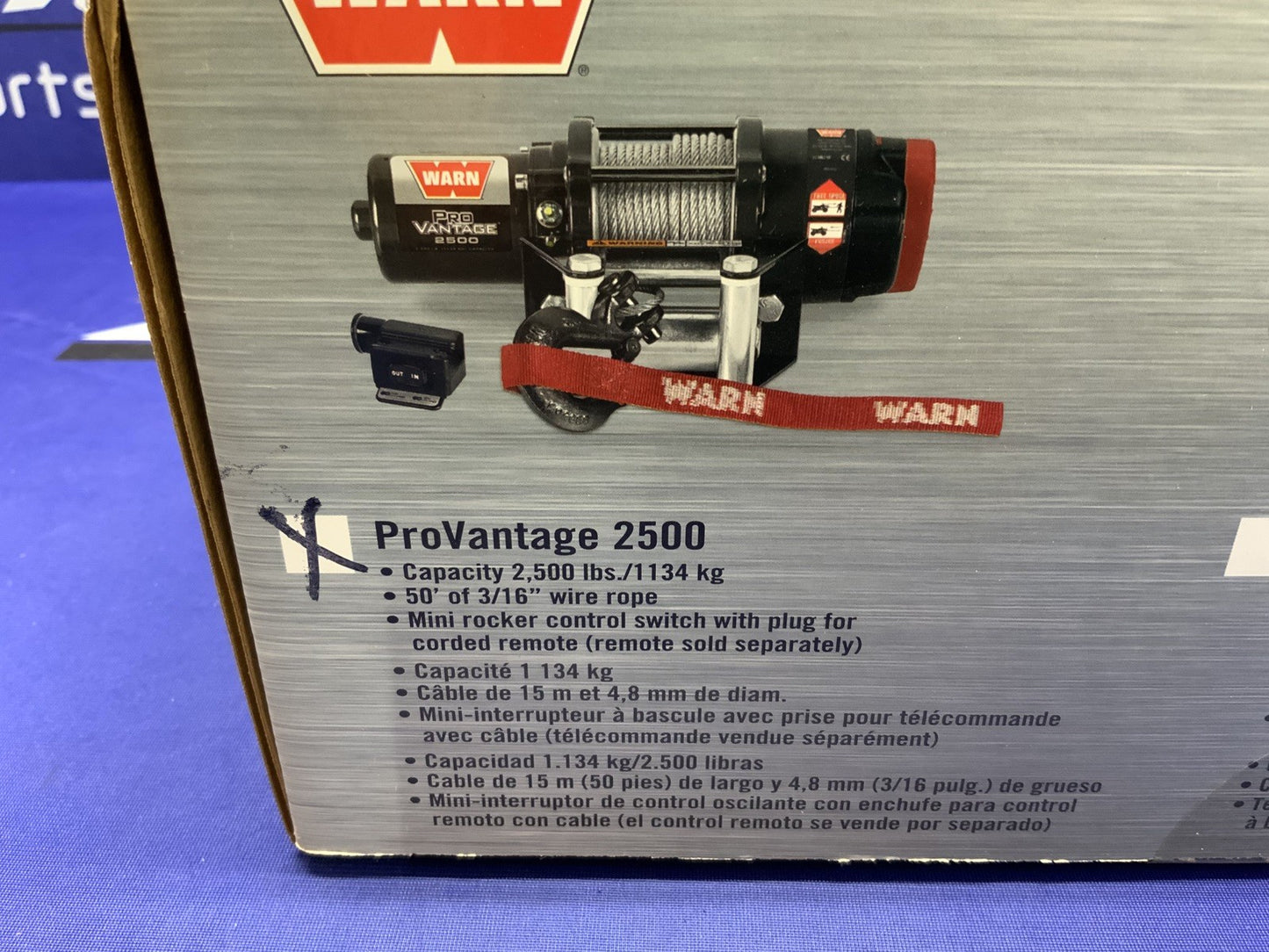 WARN ProVantage 2500 Winch Suzuki KingQuad 500/750 2019 990A0-45100