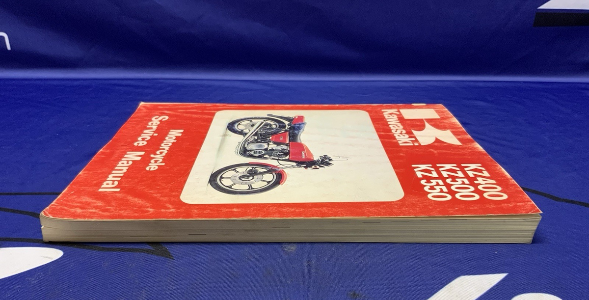 Kawasaki KZ400/500/550 Service Manual 1979-1980 OEM 99924-1018-02