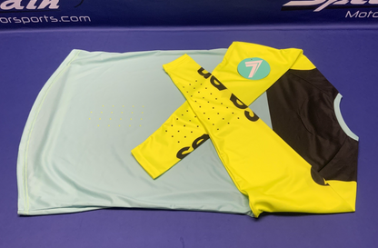 Seven Vox Aperture Jersey Flo Yellow/ Blue (Medium) 2250081-740-M