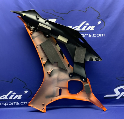 Yamaha Right Complete Fairing (Orange) YZF-R6 2017-2024 OEM BN6-W283V-B0-P4