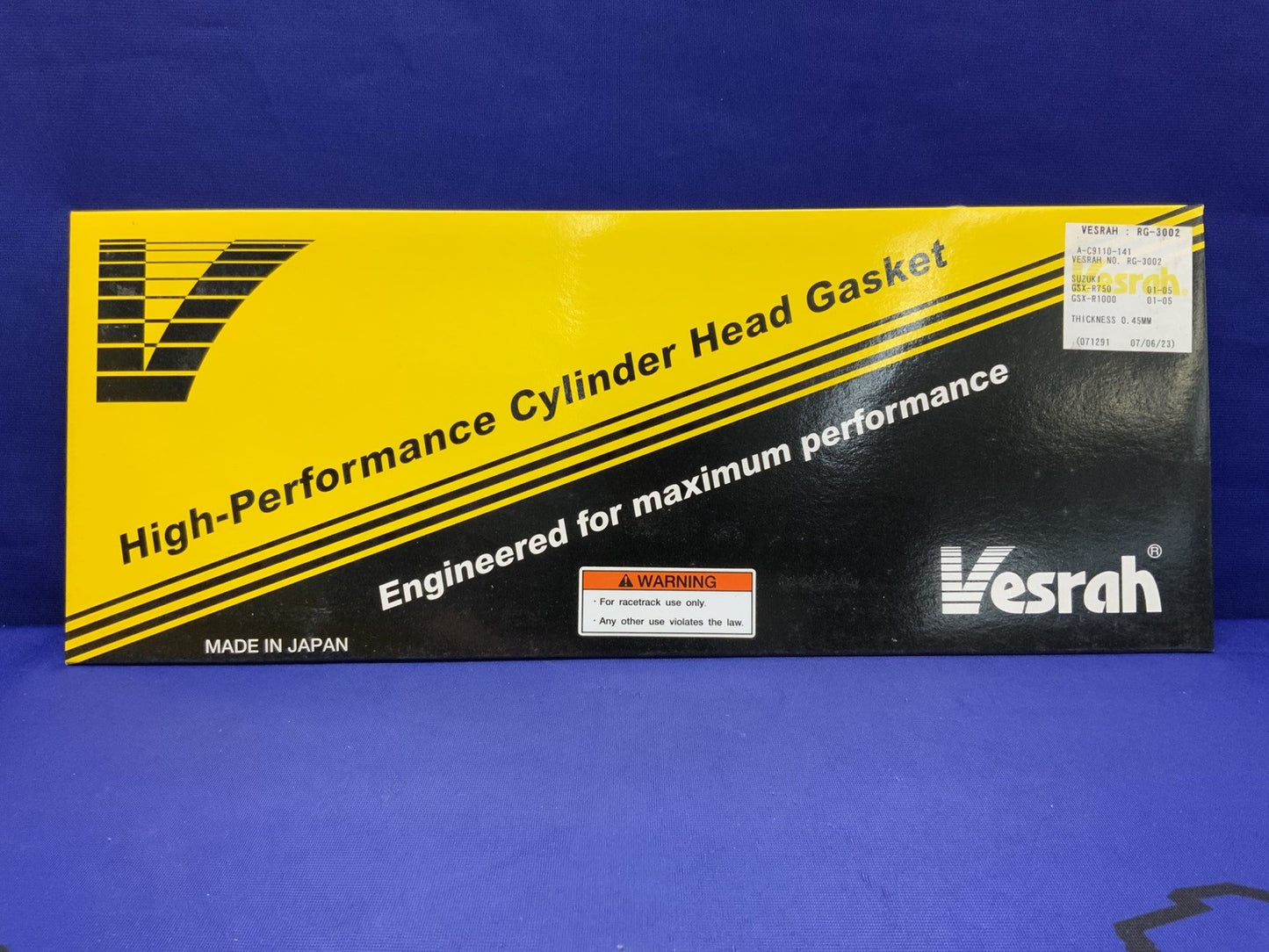 Vesrah Cylinder Head Gasket 0.45MM GSX-R 750 2001-2005 RG-3002