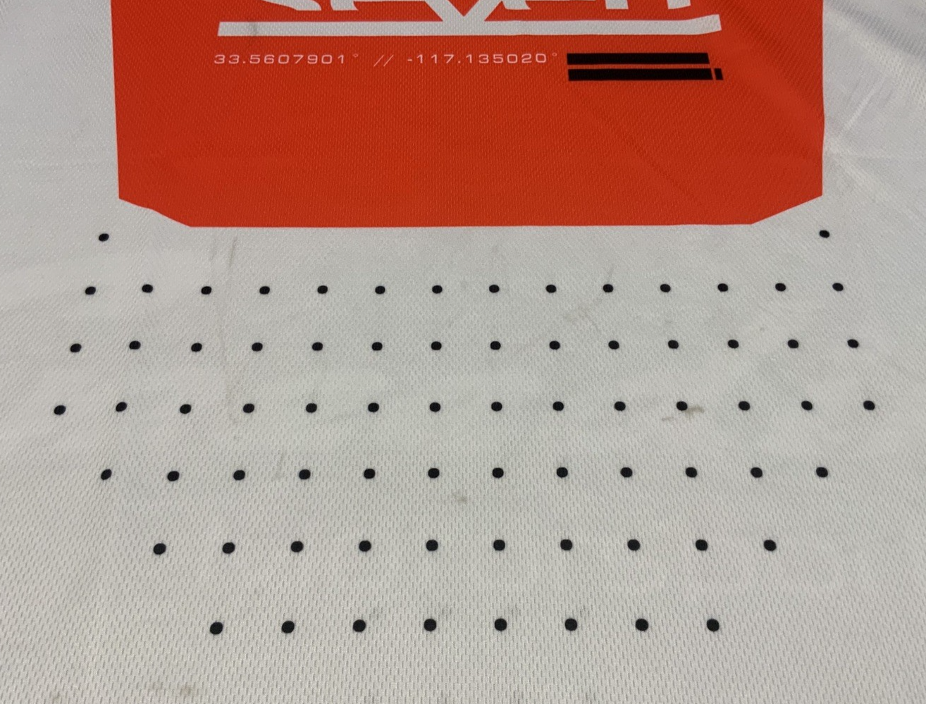 Seven Vox Aperture Jersey White/ Orange (Medium) 2250081-180-M