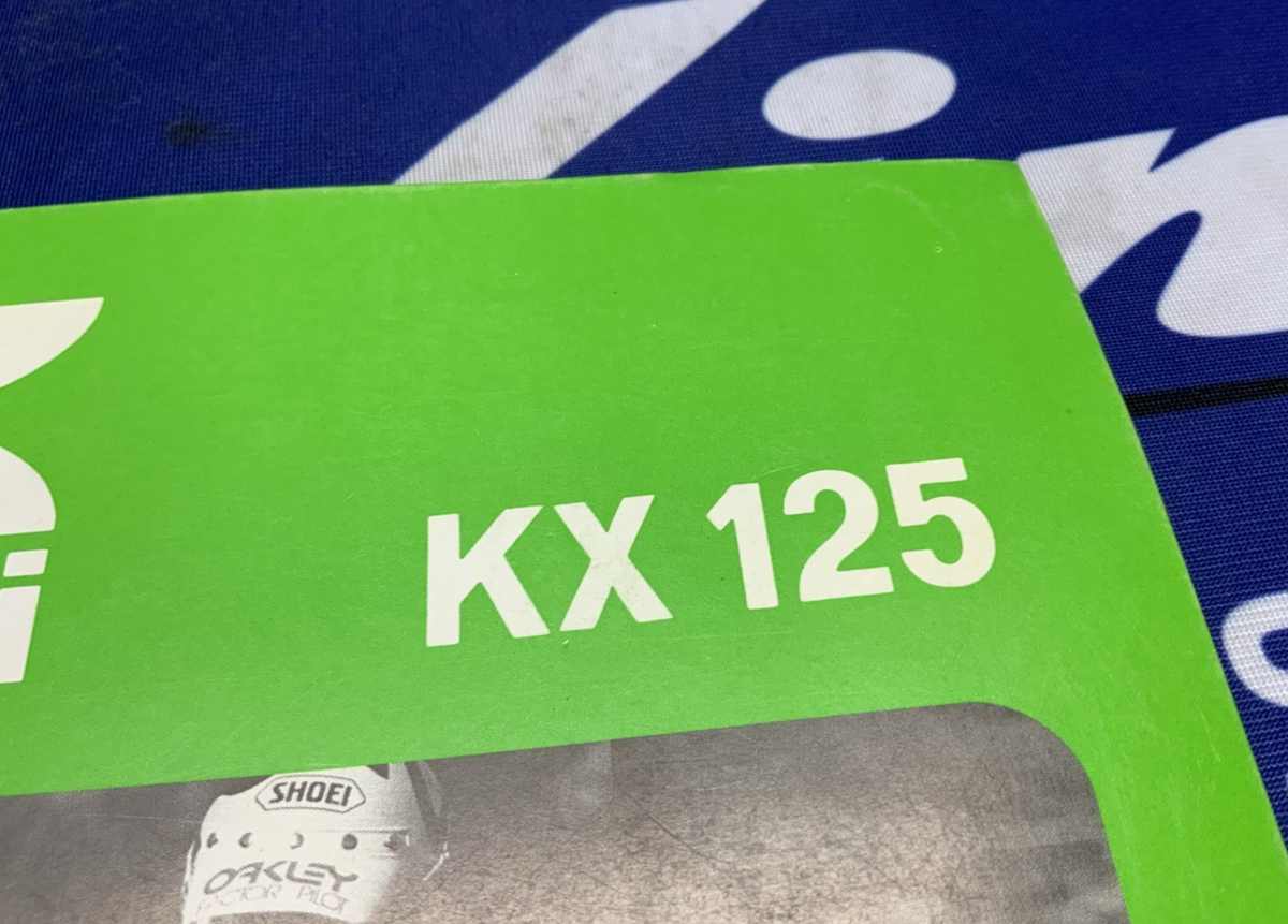 Kawasaki KX125 Race Prep and Tuning Manual 1987 OEM 99920-1389-01