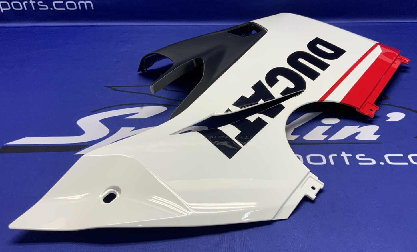Ducati Left Fairing (White) Panigale V4 2019 OEM 48019825BA