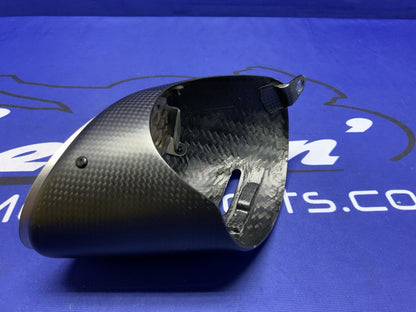 Ducati Exhaust Carbon End Tip Panigale V2/Bayliss 2020-2024 OEM 46017131BA-3