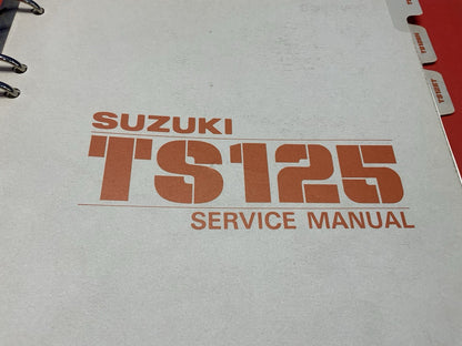 Suzuki TS125 Dual Sport Service Manual 1978-1980 OEM 99000-85280-2E3
