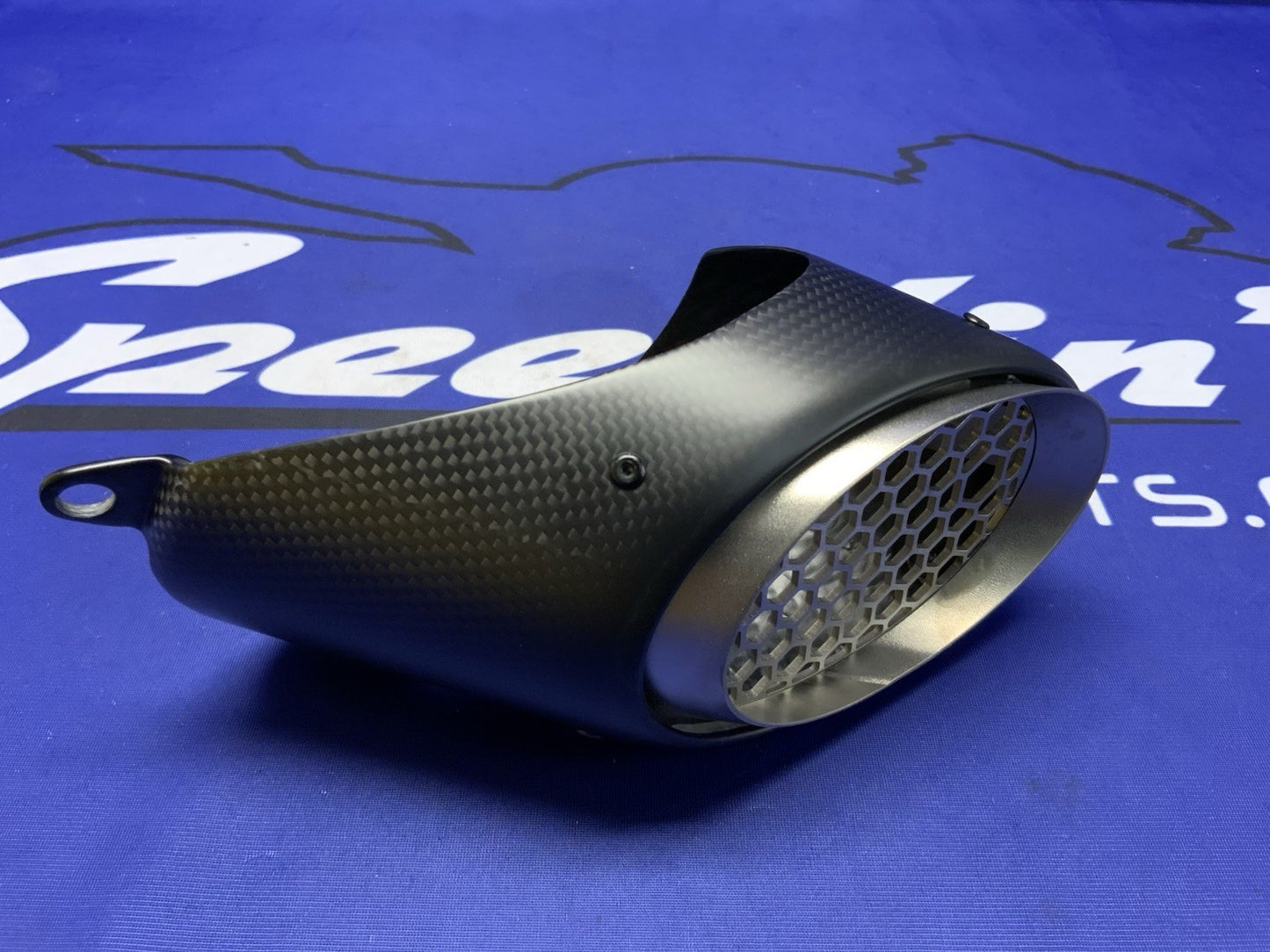 Ducati Exhaust Carbon End Tip Panigale V2/Bayliss 2020-2024 OEM 46017131BA-3