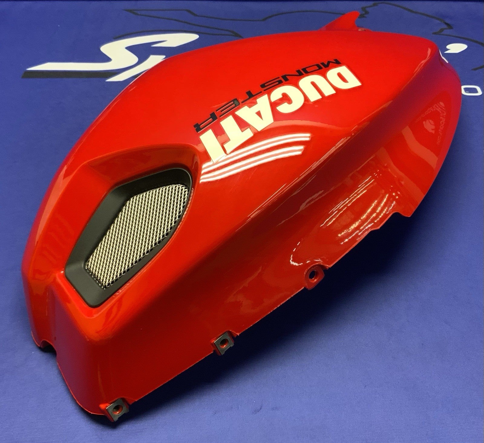 Ducati Right Tank Fairing (Red) Monster 696 2008-2013 OEM 48012591CA