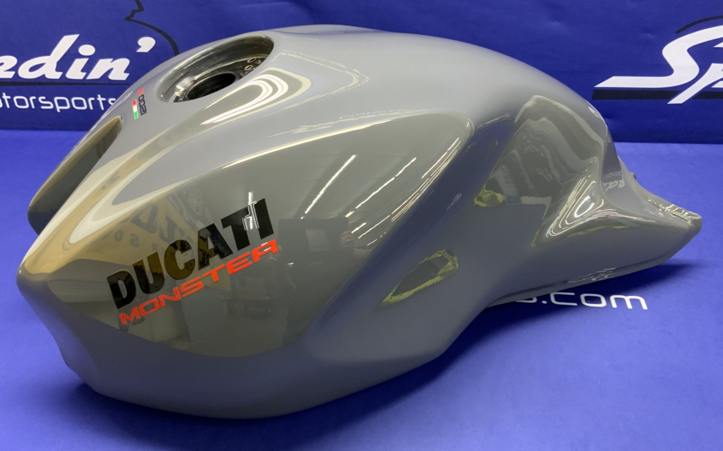 Ducati Fuel Tank (Concrete Grey) Monster 1200 S 2017-2018 OEM 58612501