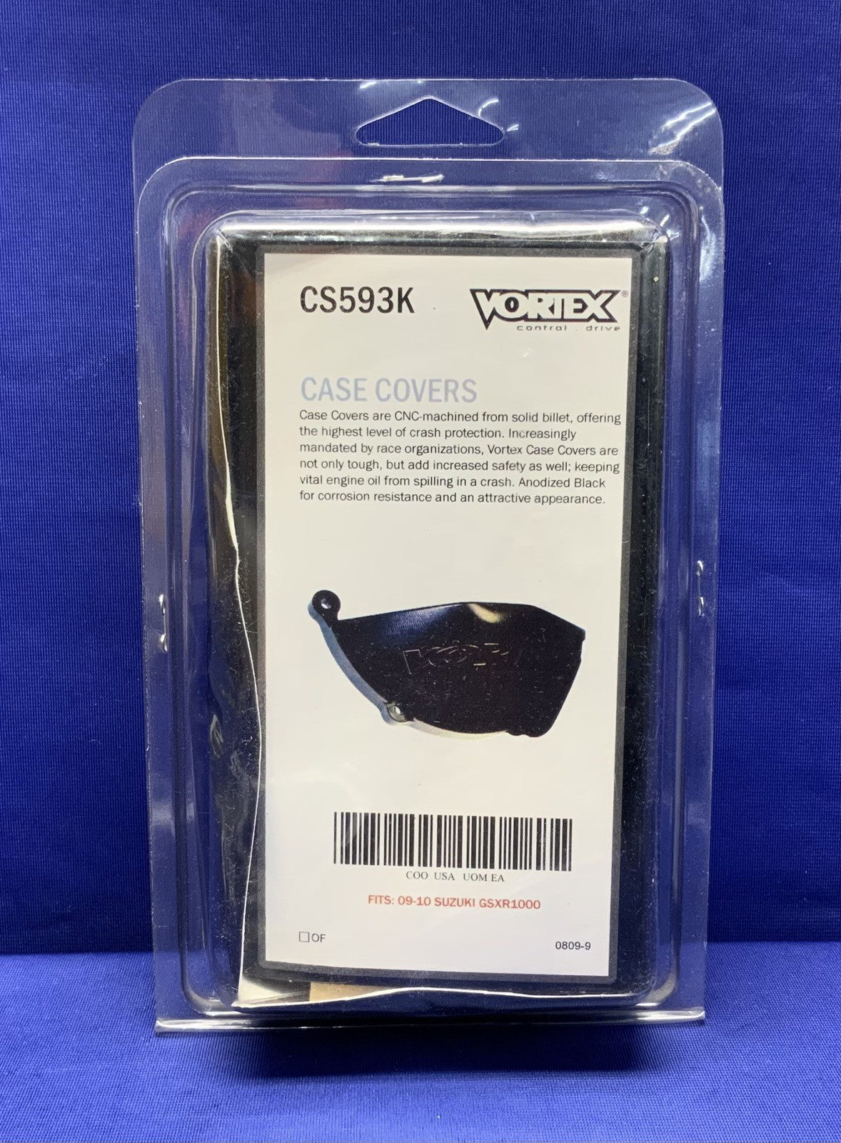 Vortex Case Cover (Black) GSX-R 1000 2009-2010 CS593K