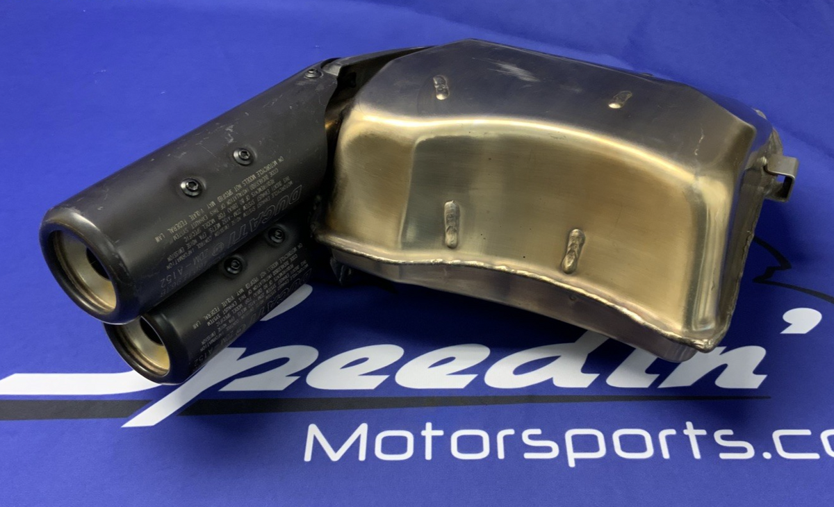 Ducati Catalytic Converter W/ Mufflers Desert Sled 2017-2023 OEM 57314331A