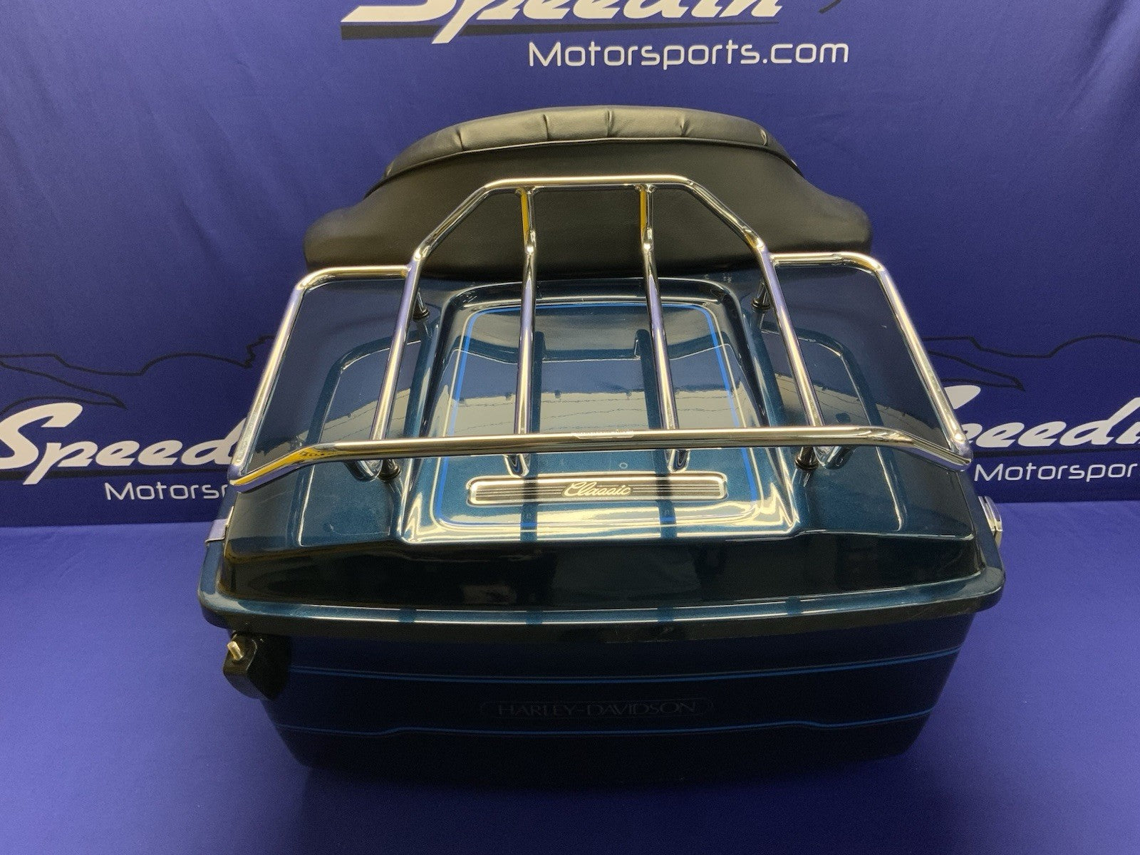 Harley-Davidson Luggage Box Blue FLHTCI Electra Glide Classic 2001 53140-00BDK
