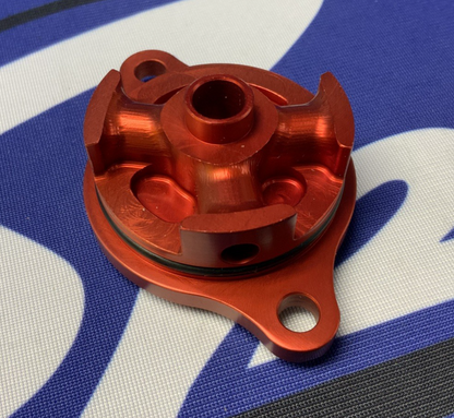 Rec MX Billet Oil Filter Cover Honda CRF450R 2002-2008 RECFC01-RD