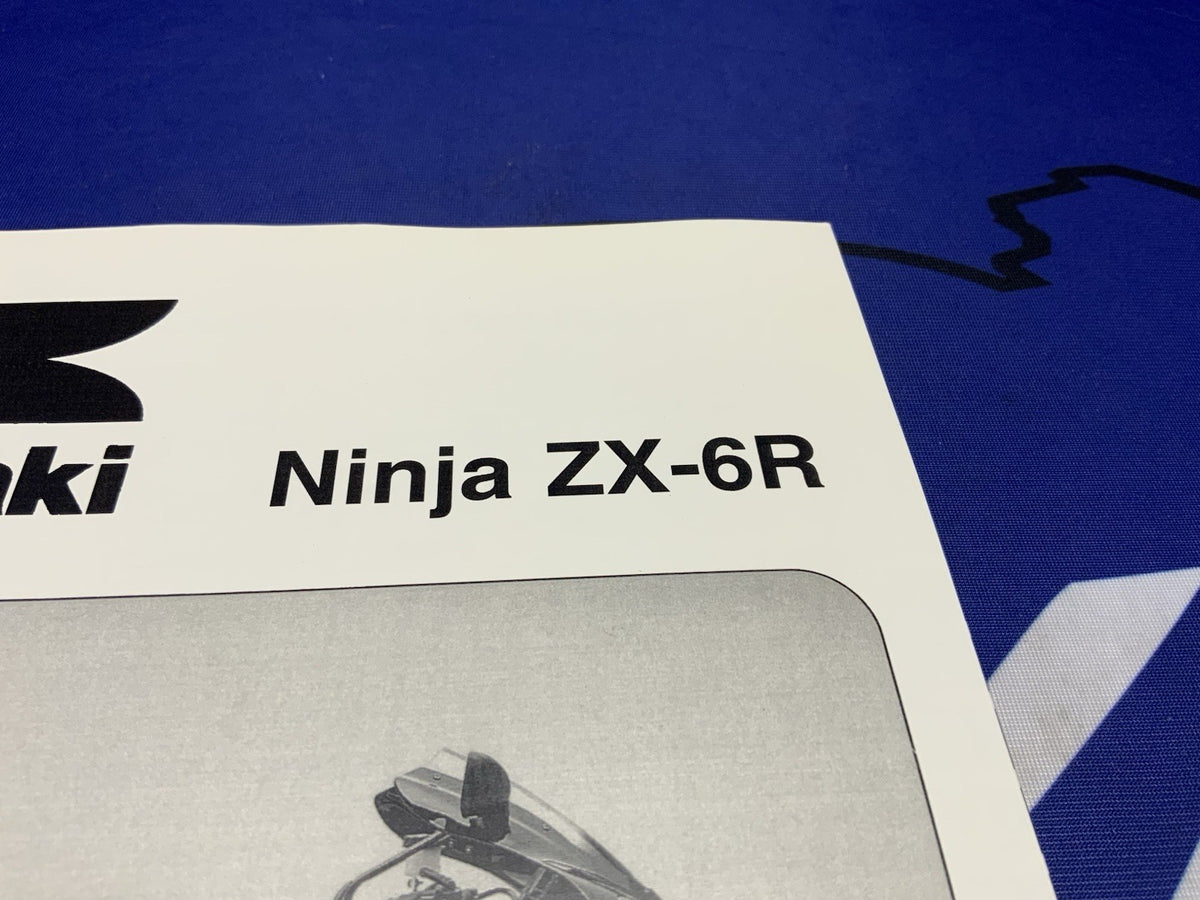 Kawasaki Ninja ZX-6R Service Manual 2000-2005 OEM 99924-1254-04