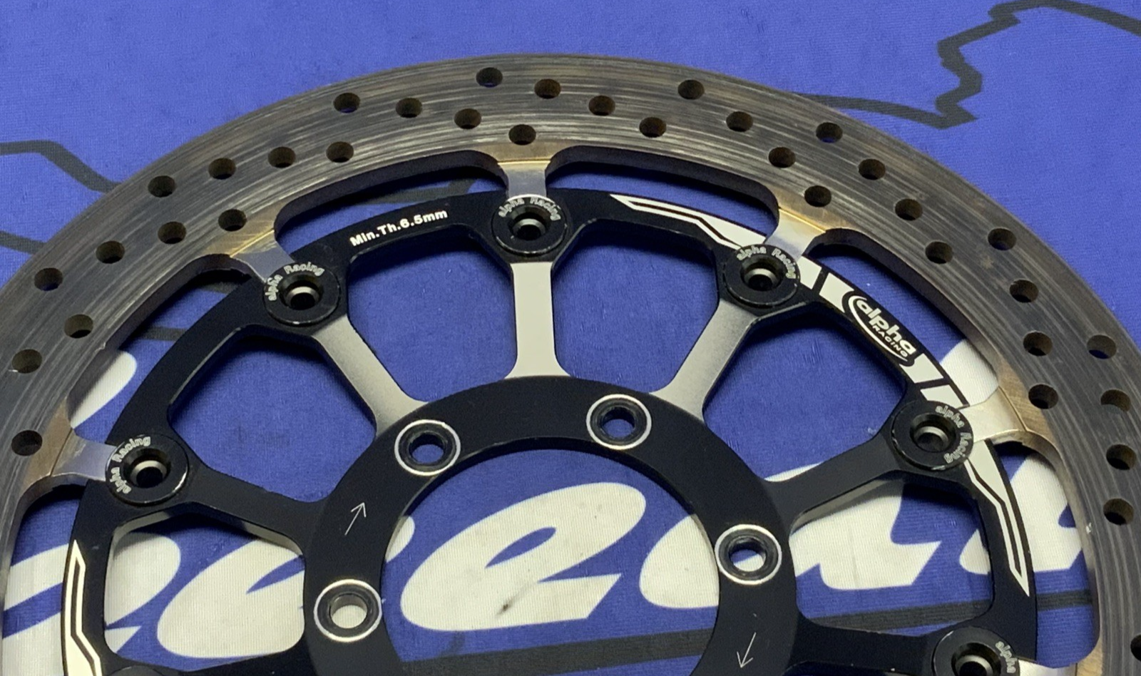 Alpha Racing Right Front Brake Rotor 320X6MM S1000RR 2019-2026 3411B202B02