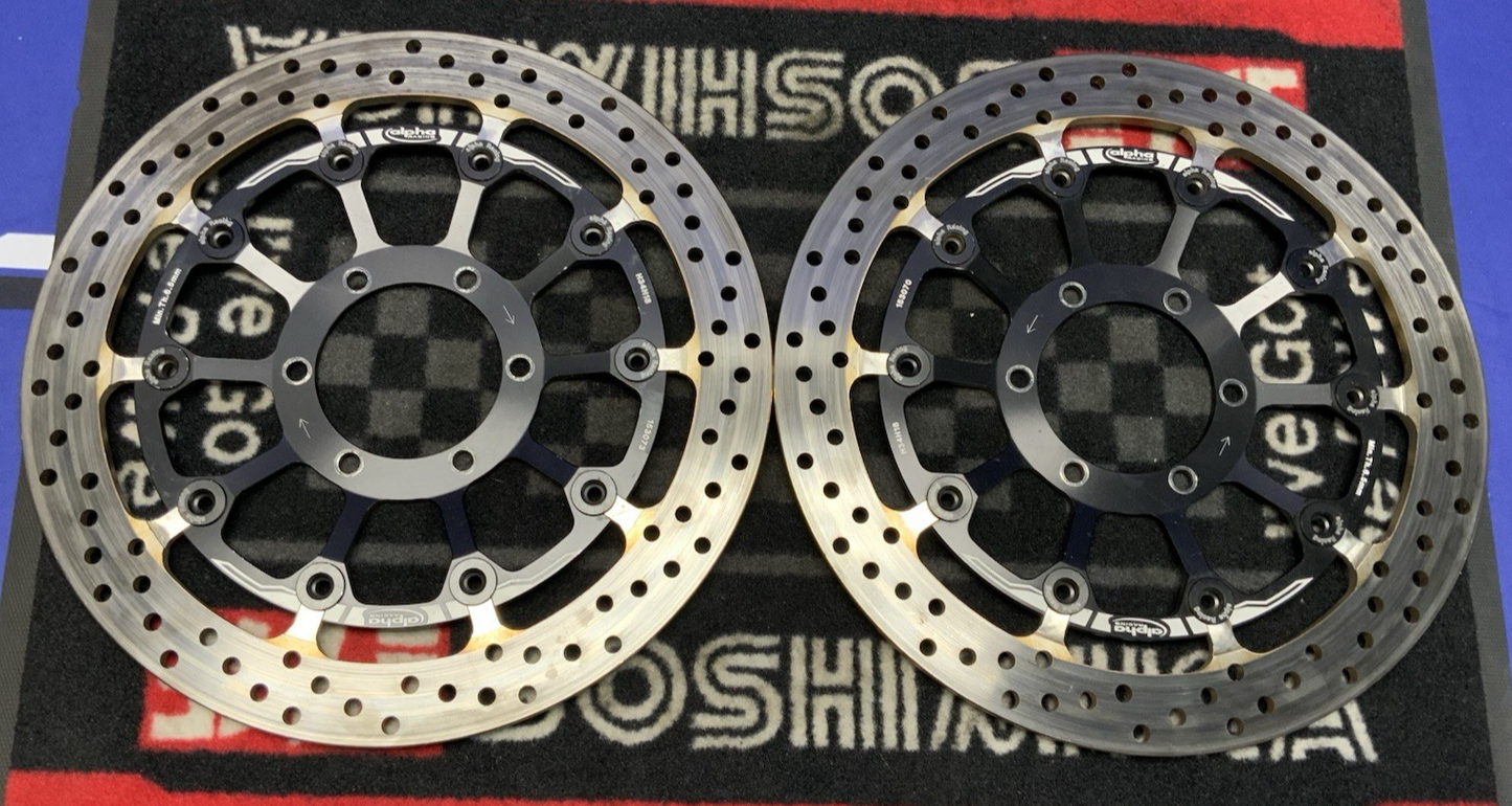 Alpha Racing 320x7mm EVO Brake Rotor Set BMW M1000RR 2021-2025 3411B303C02