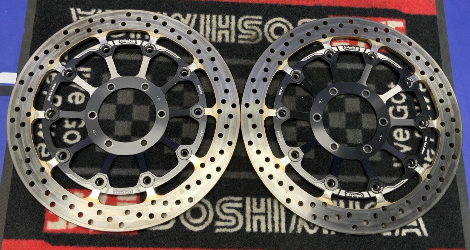 Alpha Racing 320x7mm EVO Brake Rotor Set BMW M1000RR 2021-2025 3411B303C02