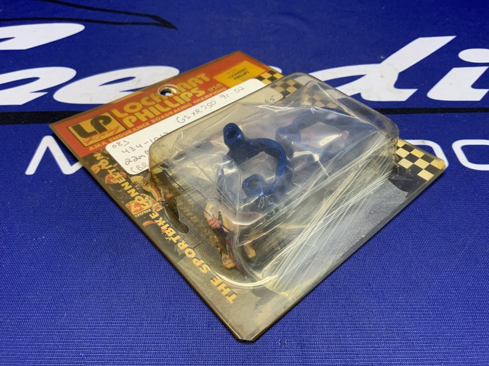 Lockhart Phillips Fork Pre-Load Adjuster Adapter 22mm Blue 434-1013