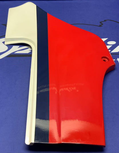Kawasaki Right Side Cover (Red, White & Blue) Ninja 600 85-86 OEM 36002-5196-P9