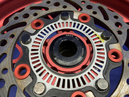 Aprilia Rear Wheel W/ BrakeTech Rotor/Captive Spacer RSV4 2015-2018 OEM 2B002033