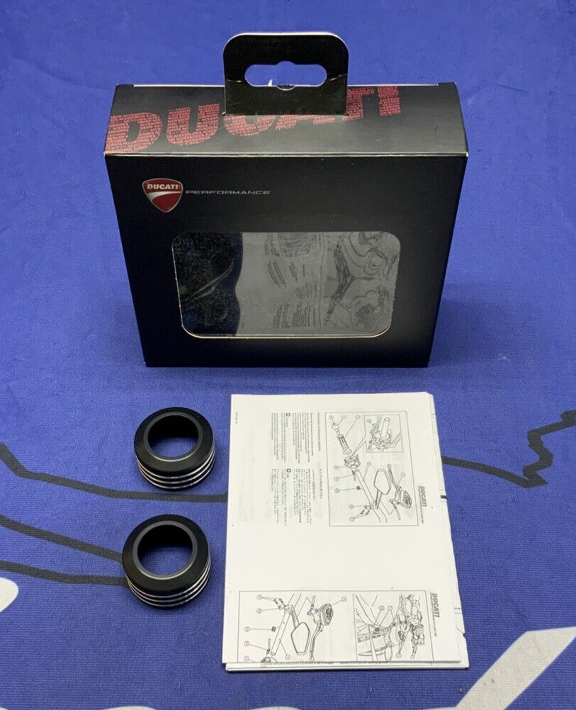 Ducati Handlebar Endcaps Left & Right XDiavel 2016-2021 OEM 97380591A