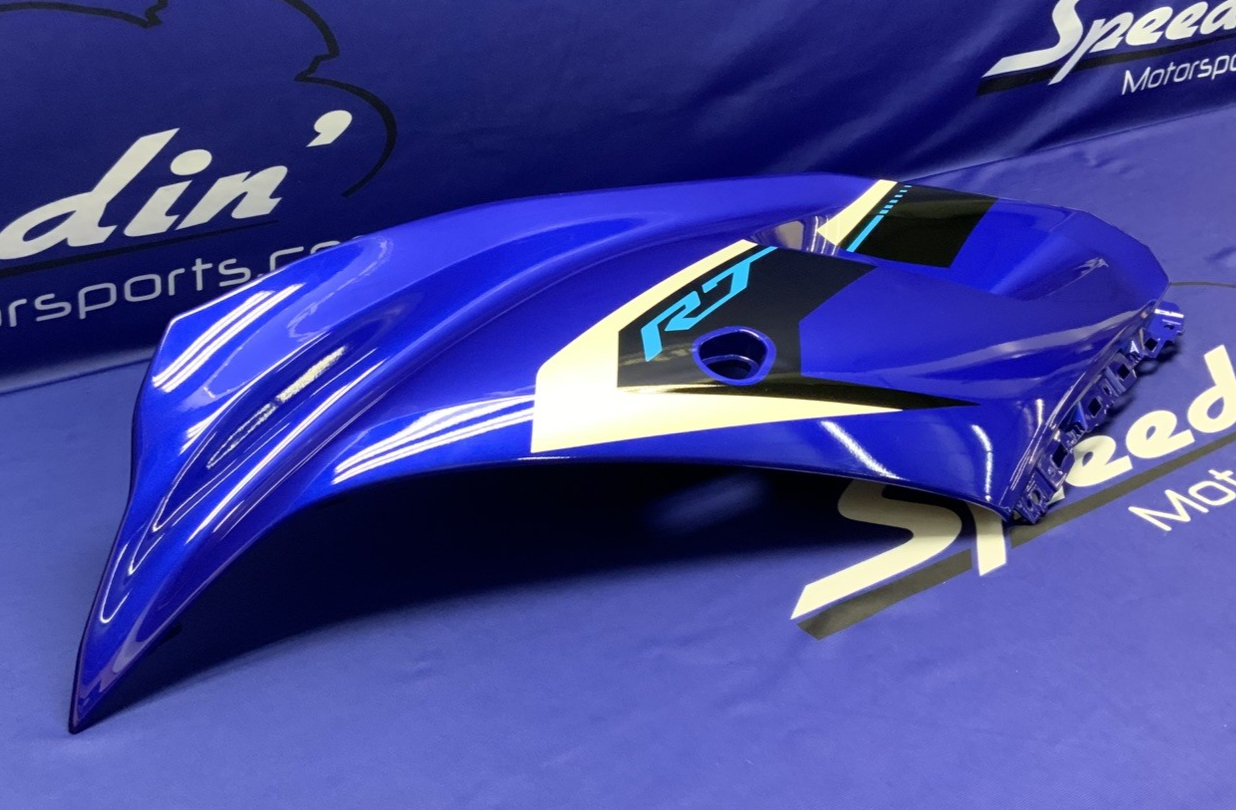 Yamaha Left Fairing (Blue) YZF-R7 2022-2025 OEM BEB-W283U-70-P4