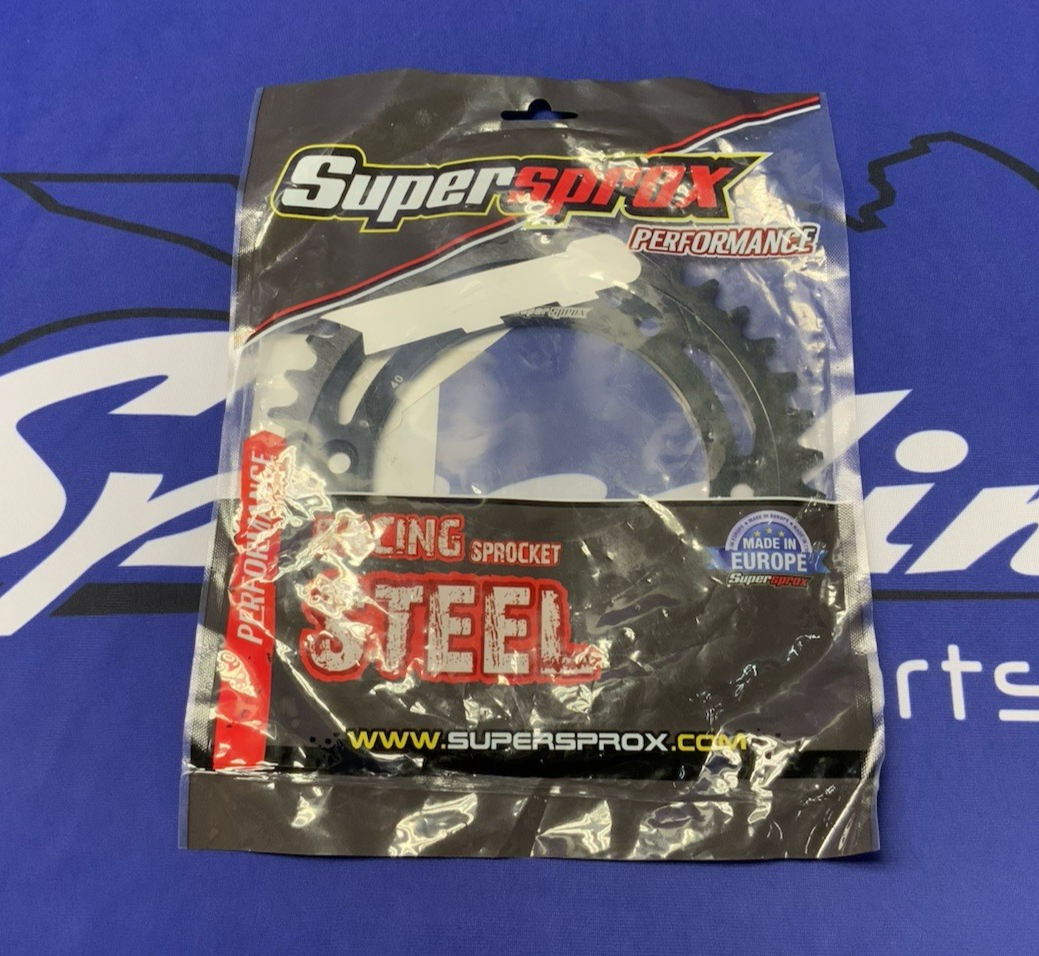 Supersprox Steel Rear Sprocket (Black) 520 Chain RFE-990:40-BLK