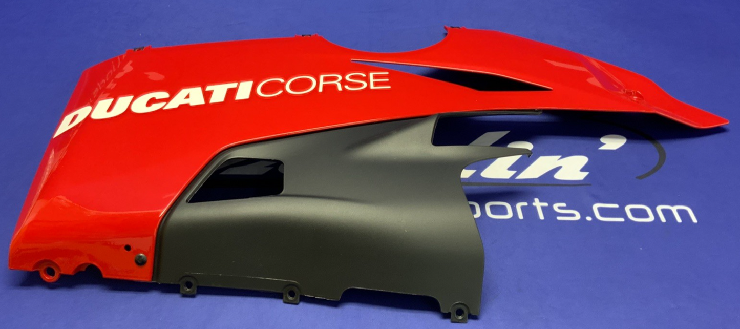Ducati Left Lower Fairing (Red) Panigale V4 2020 OEM 48019275BT