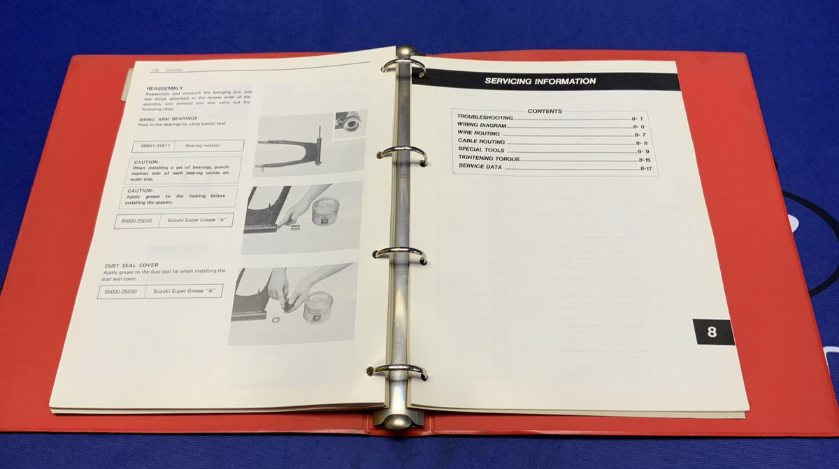 Suzuki GS250T Service Manual 1980-1985 OEM 99000-85551-0E3