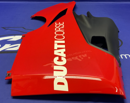 Ducati Left Lower Fairing (Red) Panigale V4 2020 OEM 48019275BT