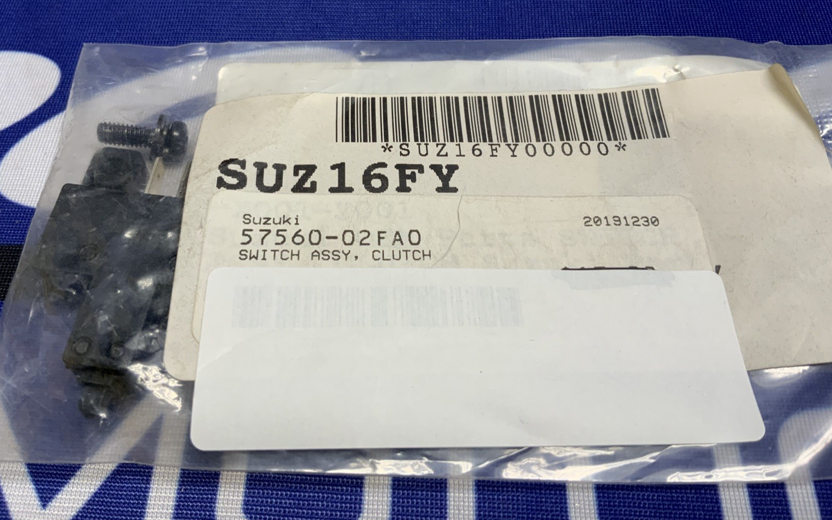 Suzuki Clutch Switch Assembly GSX1300R 99-24 OEM 57560-02FA