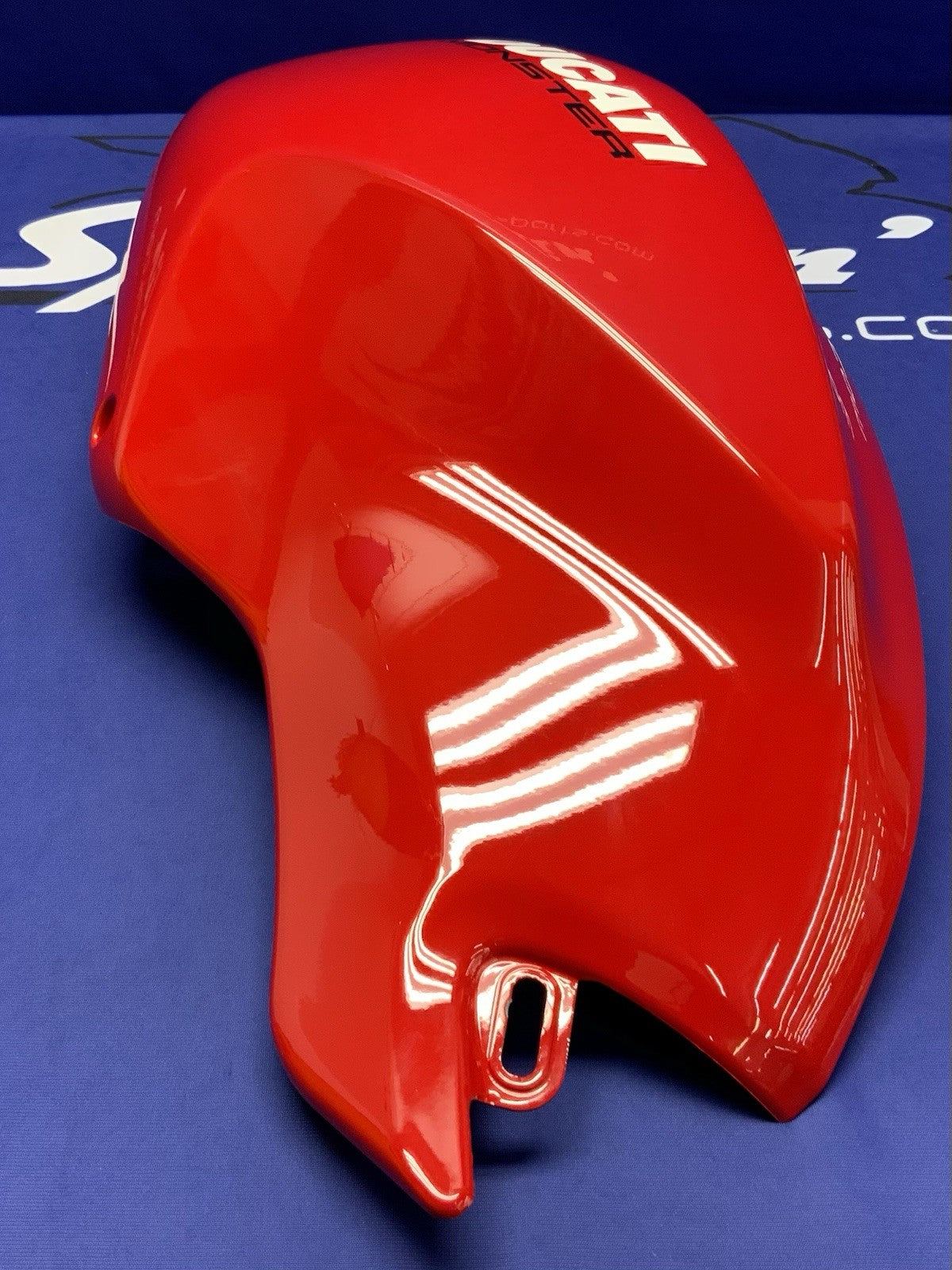 Ducati Left Tank Fairing (Red) Monster 696 2008-2013 OEM 48012591DA