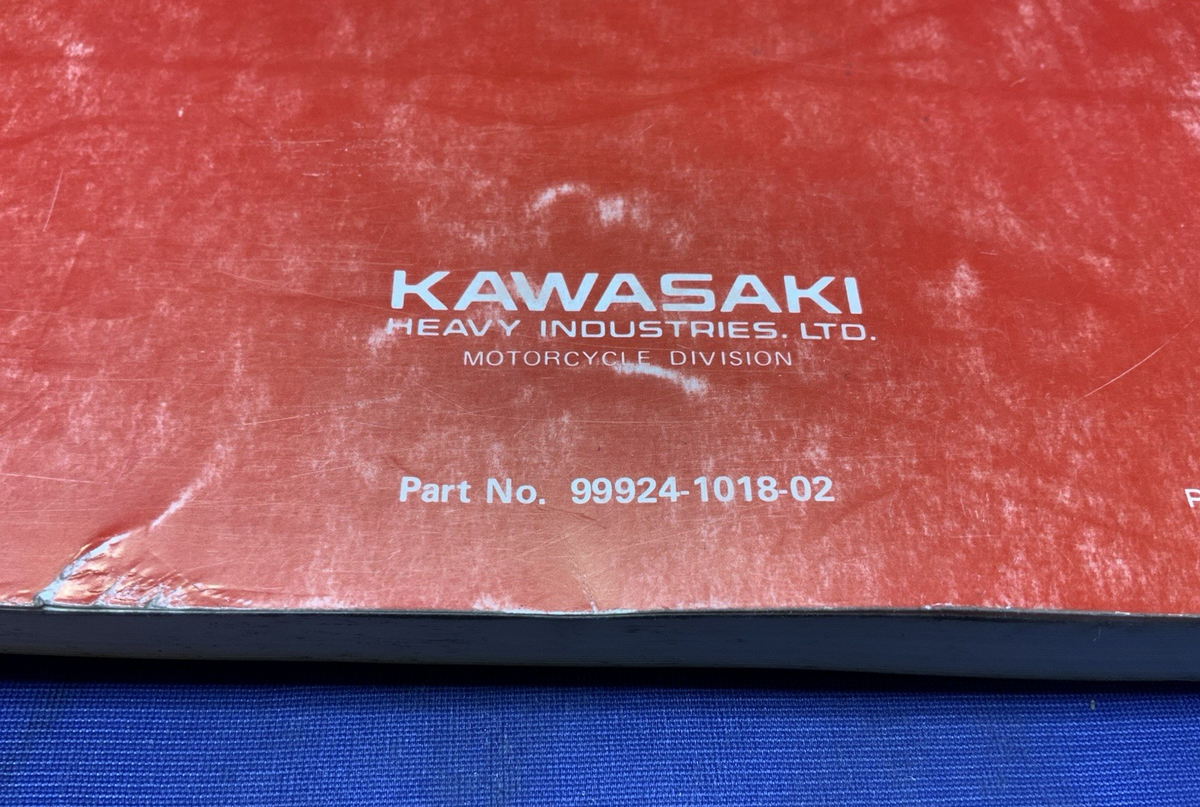 Kawasaki KZ400/500/550 Service Manual 1979-1980 OEM 99924-1018-02