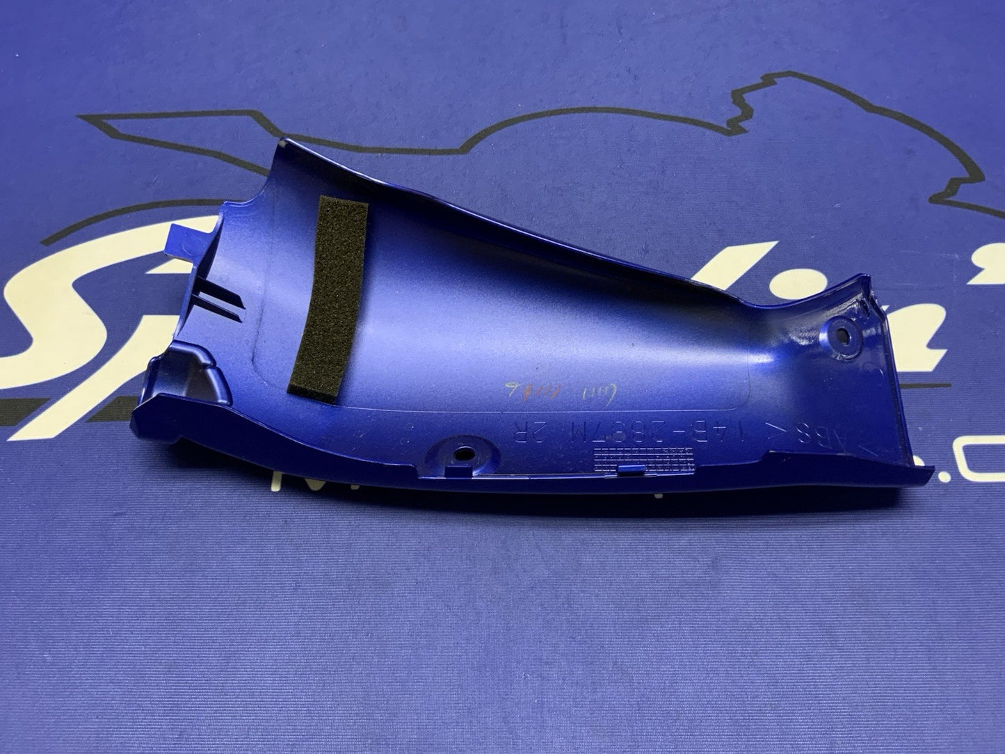 Yamaha Console Panel 2 (Blue Metallic) YZF-R1 2009, 2013 OEM 14B-2837M-00-P4