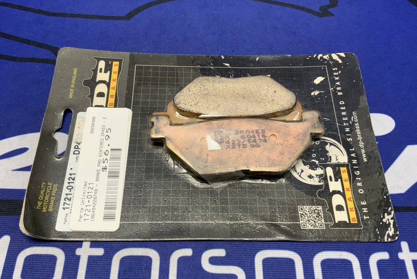 DP Standard Sintered Brake Pad Set XVS950 Bolt-R Spec 2014-2024 DP423
