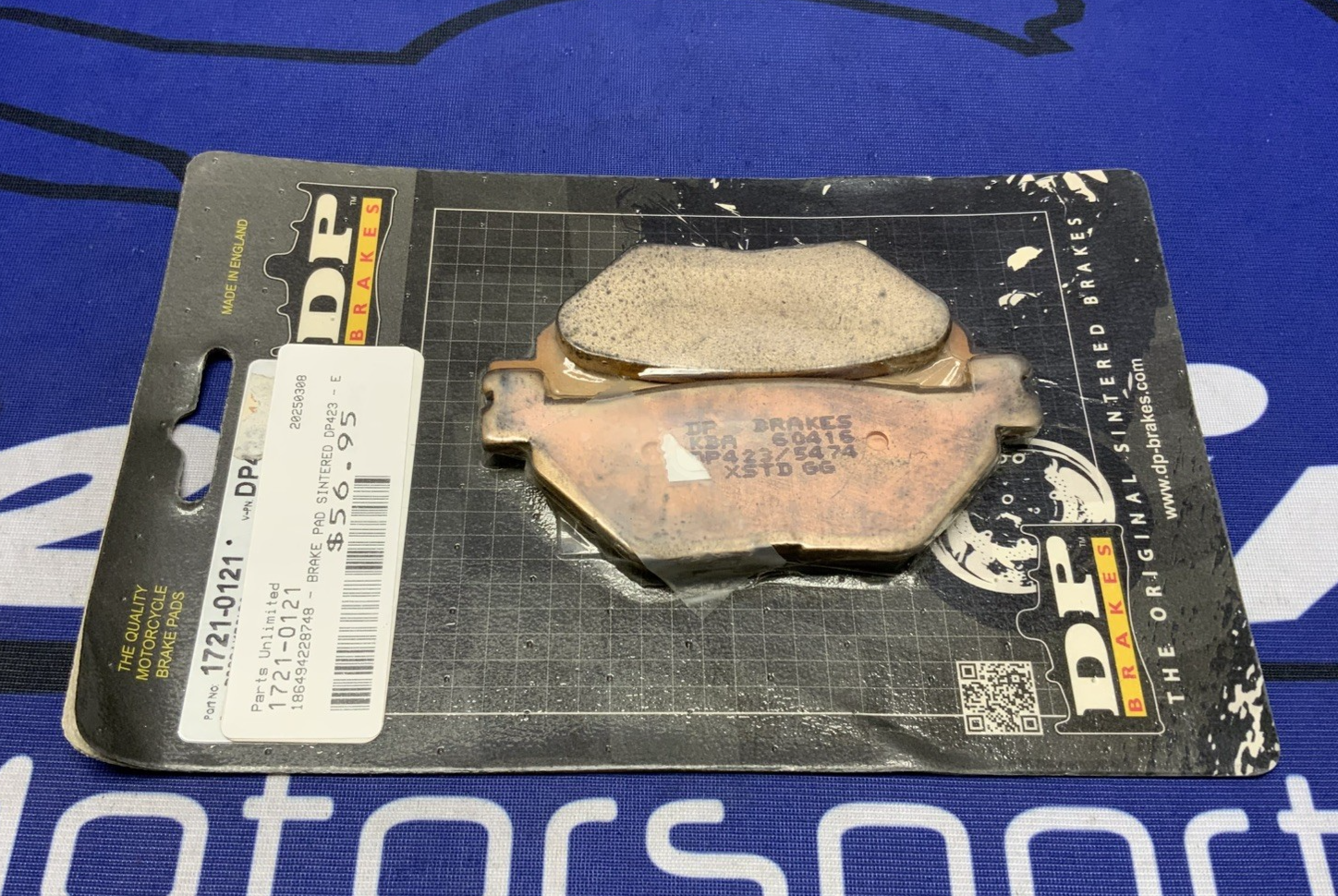 DP Standard Sintered Brake Pad Set XVS950 Bolt-R Spec 2014-2024 DP423