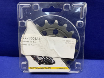 Alpha Racing Front Sprocket 520 T16 BMW S1000RR 2019-2025 2772B001A16