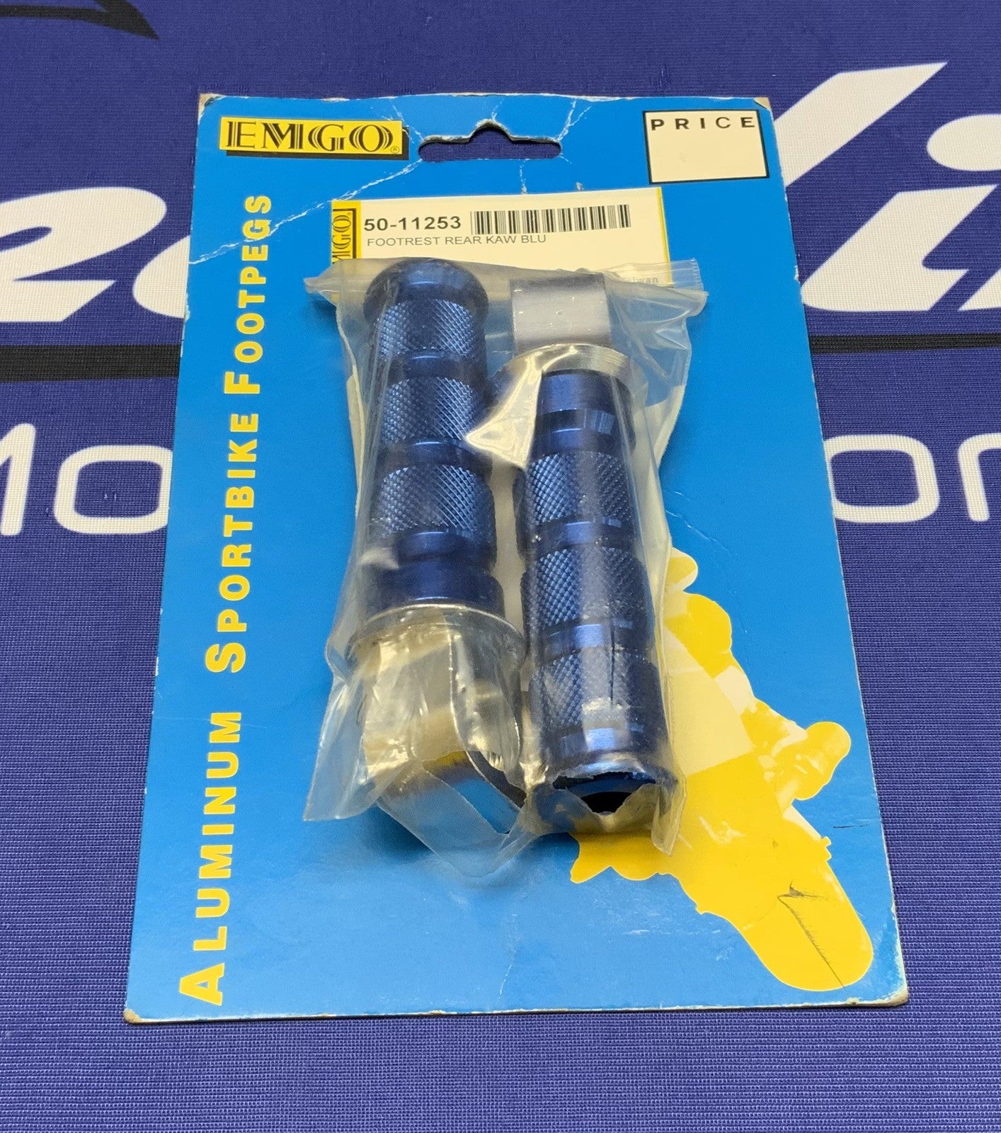 EMGO Rear Foot Pegs (Blue) ZX1100 1990-1993 50-11253