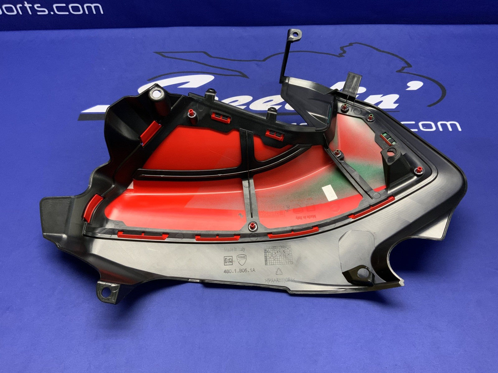 Ducati Left Tank Fairing Troy Bayliss Ed. Panigale V2 2022-2025 OEM 4801B041AB