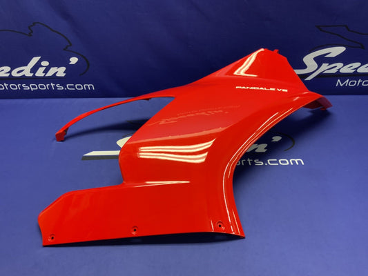 Ducati Right Upper Fairing Red Panigale V2 2020-2025 OEM 4801A861AB-2