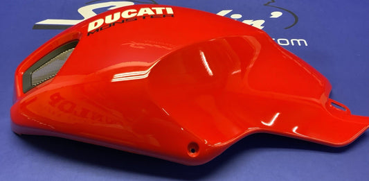 Ducati Left Tank Fairing (Red) Monster 696 2008-2013 OEM 48012591DA