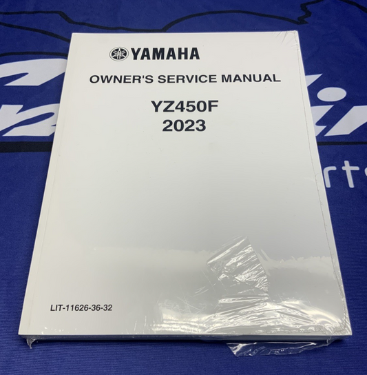 Yamaha Owners Service Manual YZ450F 2023 OEM LIT-11626-36-32