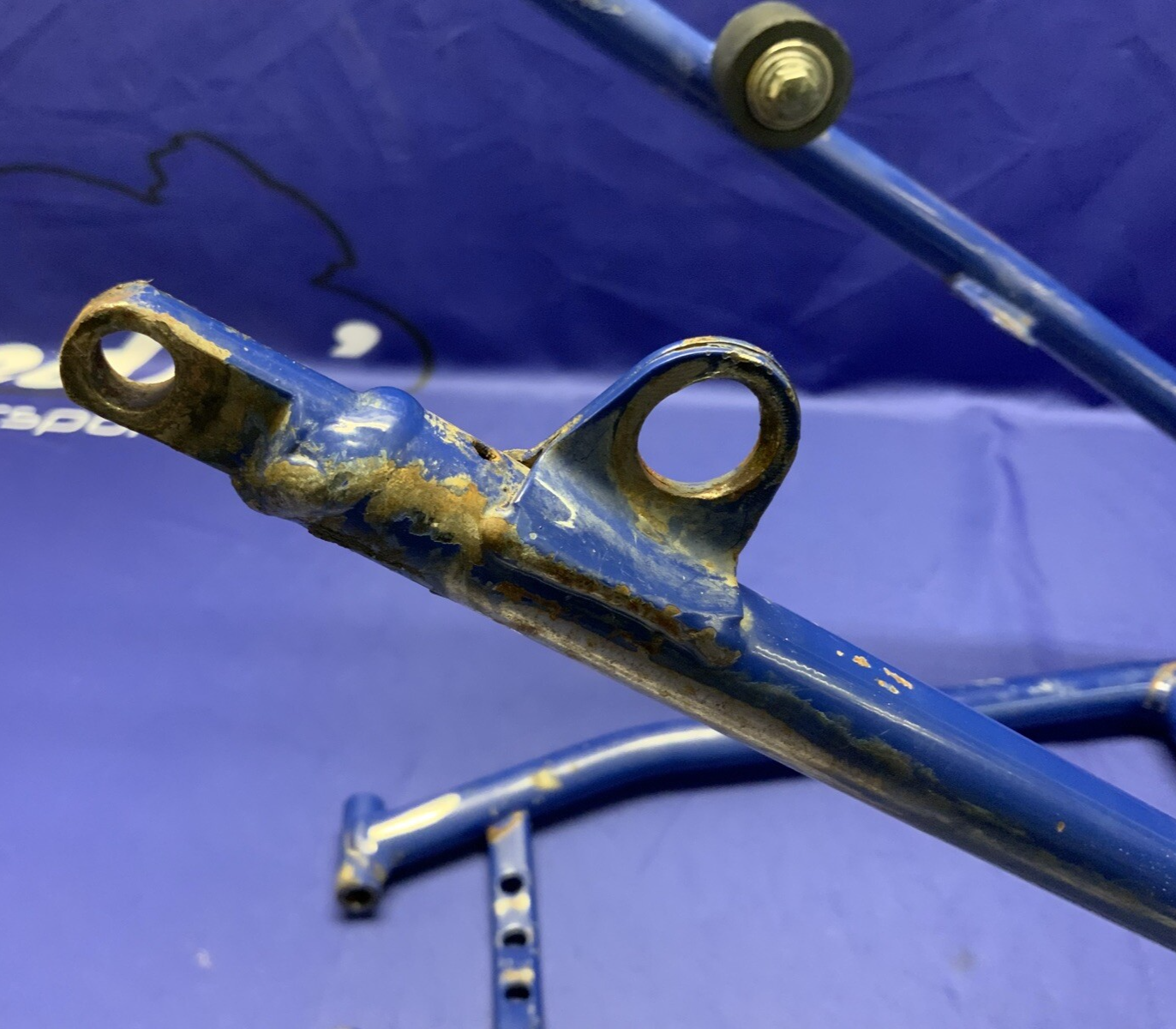Yamaha Subframe Assembly (Blue) YZ125 1998 5DH-21190-00-P0