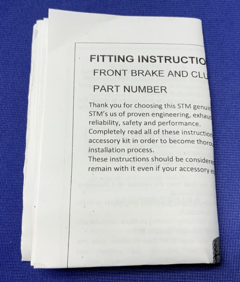 STM Brake Reservoir (Red) 20cc Capacity SUN-N230