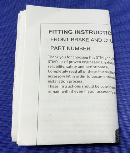 STM Brake Reservoir (Red) 20cc Capacity SUN-N230