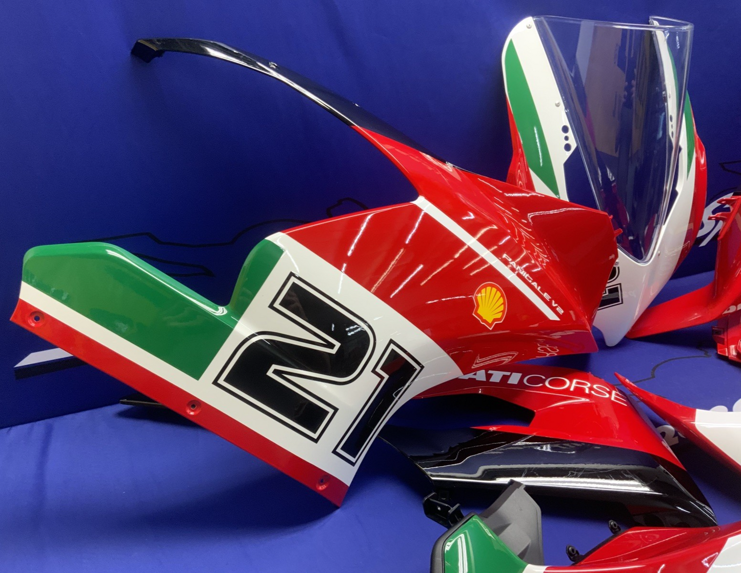 Ducati Troy Bayliss Edition Body Work Set (Ducati Red) Panigale V2 2022-2025 OEM