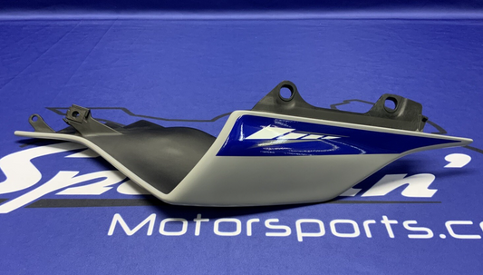 Yamaha Left Tail Fairing (Gray & Blue) YZF-R6 2017-2024 OEM BN6-W2171-50-P5
