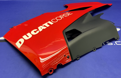 Ducati Left Lower Fairing (Red) Panigale V4 2020 OEM 48019275BT