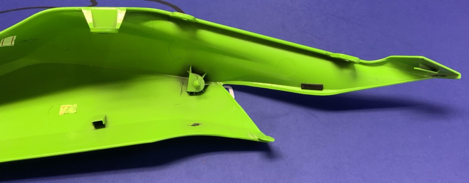 Kawasaki Right Tail Cover (Lime Green) Ninja ZX-4RR 2023-2026 OEM 36041-0055-777