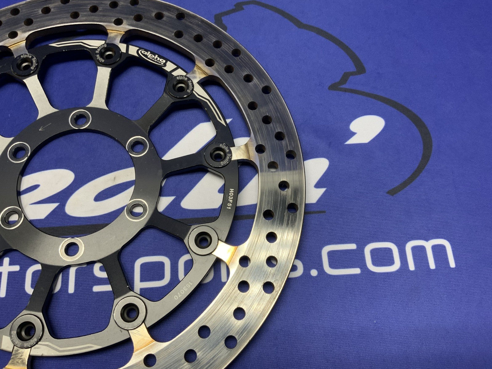 Alpha Racing Left 320x7mm EVO Brake Rotor BMW M1000RR 2021-2025 3411B303C01